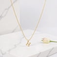 thumbnail image 3 of Deeceymbur Women Gold Initial Necklace Letter Dainty Pendant Personalized Alphabet Name Chain, 3 of 9