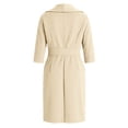 thumbnail image 6 of LEKWK Work Dresses for Women Elegant Classy V Neck Business Casual Dress 3/4 Sleeve Sheath Dress Bodycon Pencil Dress Office Wear, 6 of 6