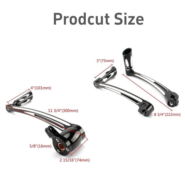 Motorcycle brake arm shift lever with shift lever suitable for 2008-2013 Harley Touring-