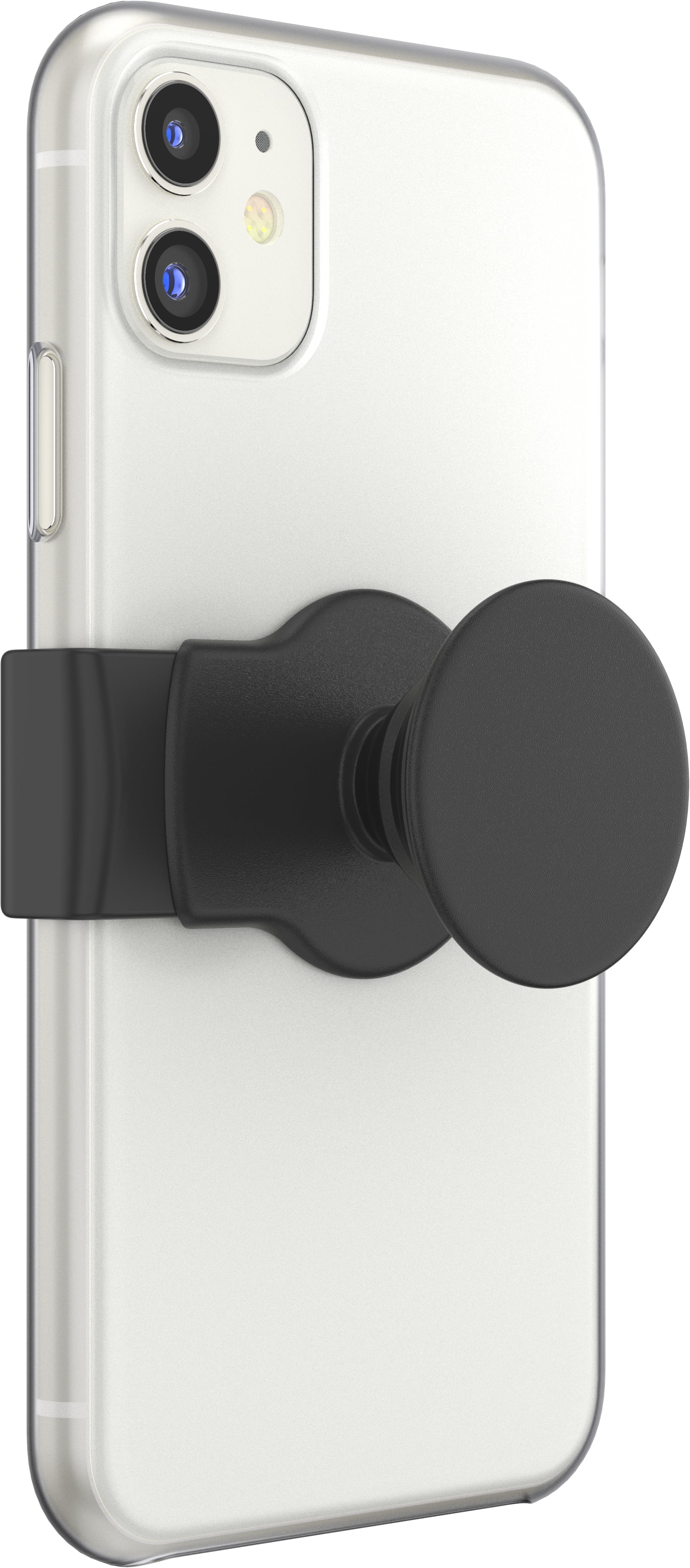Popsockets Slide Stretch Adjustable Cell Phone Grip and Stand with Swappable Top, Black