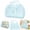 Blue-b, variant on Blue Plastic Lattice Tote Basket, Open-Weave Storage Basket with Double Handles, Decorative Organizer for Snacks, Toys, Toiletries, Gifts and Picnic Use
