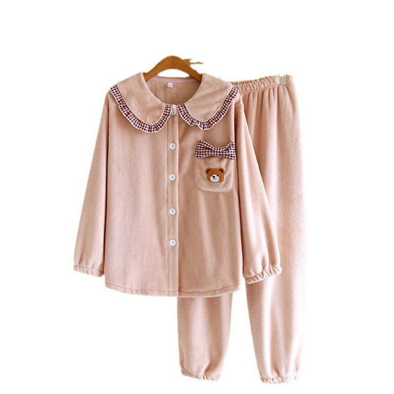 Women's Oversized Pajamas Lounge Sets Winter Long Sleeve,Fluffy Pajamas Set  for Women Soft Comfy Fleece Pjs Pullover Pants Loose Plush Sleepwear Fuzzy