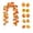 B, variant on Gumesh Artificial Maples Vines Garland 69" Fake Vine Silk Maple Leaves Faux Hanging Fall Garland for Fall Decor Thanksgiving Porch Mantle Fireplace Farmhouse Harvest Decorations