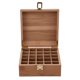 thumbnail image 1 of Cajas de almacenamiento de aceite esencial de madera, regalo de 25 ranuras, contenedor portátil multiusos, estuche compacto ligero para colección de Baoblaze Cajas de Aceites Esenciales, 1 of 8