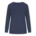 thumbnail image 5 of Patlollav Pntutb Women Long Sleeve Tunic Tops,Ladies Sweatshirt Pullover, 5 of 7