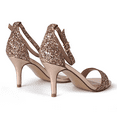 thumbnail image 4 of J. Adams Dove Leopard Comfortable and Stylish Stiletto Heels for Women |Open-Toe Ankle Strap Sandal, 4 of 6