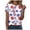Sky Blue, variant on felwors Women's Patriotic USA Flag & Bald Eagle Fireworks T-Shirt – Short Sleeve Crew Neck Casual 4th of July Tee for Outdoor Gatherings (Light Blue, XL)