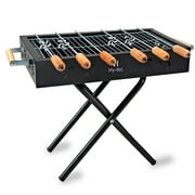 Hy-tec (Device) HYBB - Gourmet Charcoal Grill Barbeque with 6 Skewers (Stellar Black)