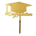 thumbnail image 2 of FENGGHAO 2026 Graduation Acrylic Cake Topper Congrats Grad Cake Decor for High School College Senior Party, 2 of 5