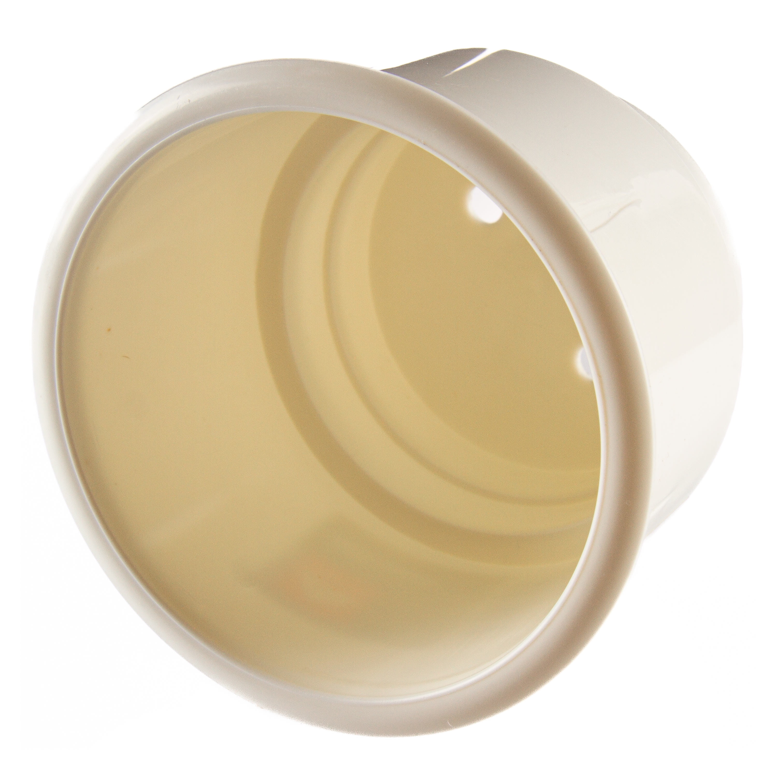 Ozark Trail 4 inch Recessed Flush Mount Drink Holder, White Plastic Insert for Boats & RVs
