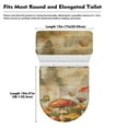 thumbnail image 6 of SEANATIVE Mushroom Toilet Seat Cover Set of 2 Aesthetic Toilet Lid Tank Lid Dust Cover Keep Clean Fit Most Round and Elongated Toilet Stretchable Bathroom Replacement Dust Cover, 6 of 7