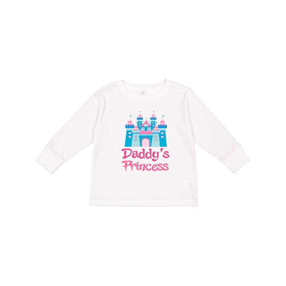 Inktastic Princess (Daddy's) Girls Long Sleeve Toddler T-Shirt