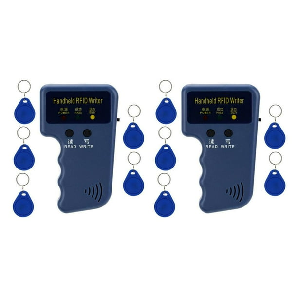 Bearachild RFID Key 125Khz EM4305 CET5557 T5577 EM4205 Key Card Handheld Writer Reader Copier 2piezas