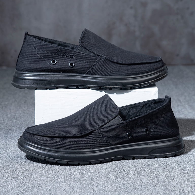 Lilychan Mens Canvas Loafers, Comfortable Lightweight Slip  display picture 1