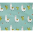 thumbnail image 4 of oneOone Cotton Flex Aquamarine Fabric Cactus & Sheep Diy Clothing Quilting Fabric Print Fabric By Yard 40 Inch Wide, 4 of 4