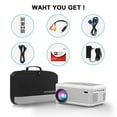 thumbnail image 6 of Fangor 1080P HD Bluetooth Projector with DVD Player, 10000L Portable Video projector, Outdoor Movie Projector Compatible with iOS/Android Phone, HDMI, USB, AV, TV Stick, PS5, Ideal for Home Theater, 6 of 6