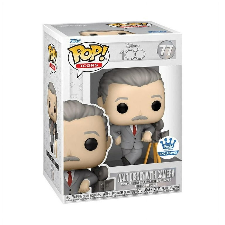 Funko Pop! Disney 100 Walt Disney With Camera Exclusive #77