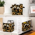 thumbnail image 6 of Panda Sunflower Foldable Toy Box with Handle, 10.8"x10.5"x10.6", Large Capacity Storage Bins, Storage Cubes, Storage Baskets, 6 of 6