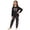 A-Black202, variant on JAJAHO Girls Outfits Set 2 Piece Home Clothes Set Kids Bow Print Long Sleeve Crewneck Top Ankle-Tied Bottoms Ages 3-14 Years Soft Outfit
