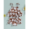 thumbnail image 2 of Coduop Kid Girls Bathing Suits Ruffle Baby Swimsuit Two Piece Infant Swimwear Beach Outfits, 2 of 7