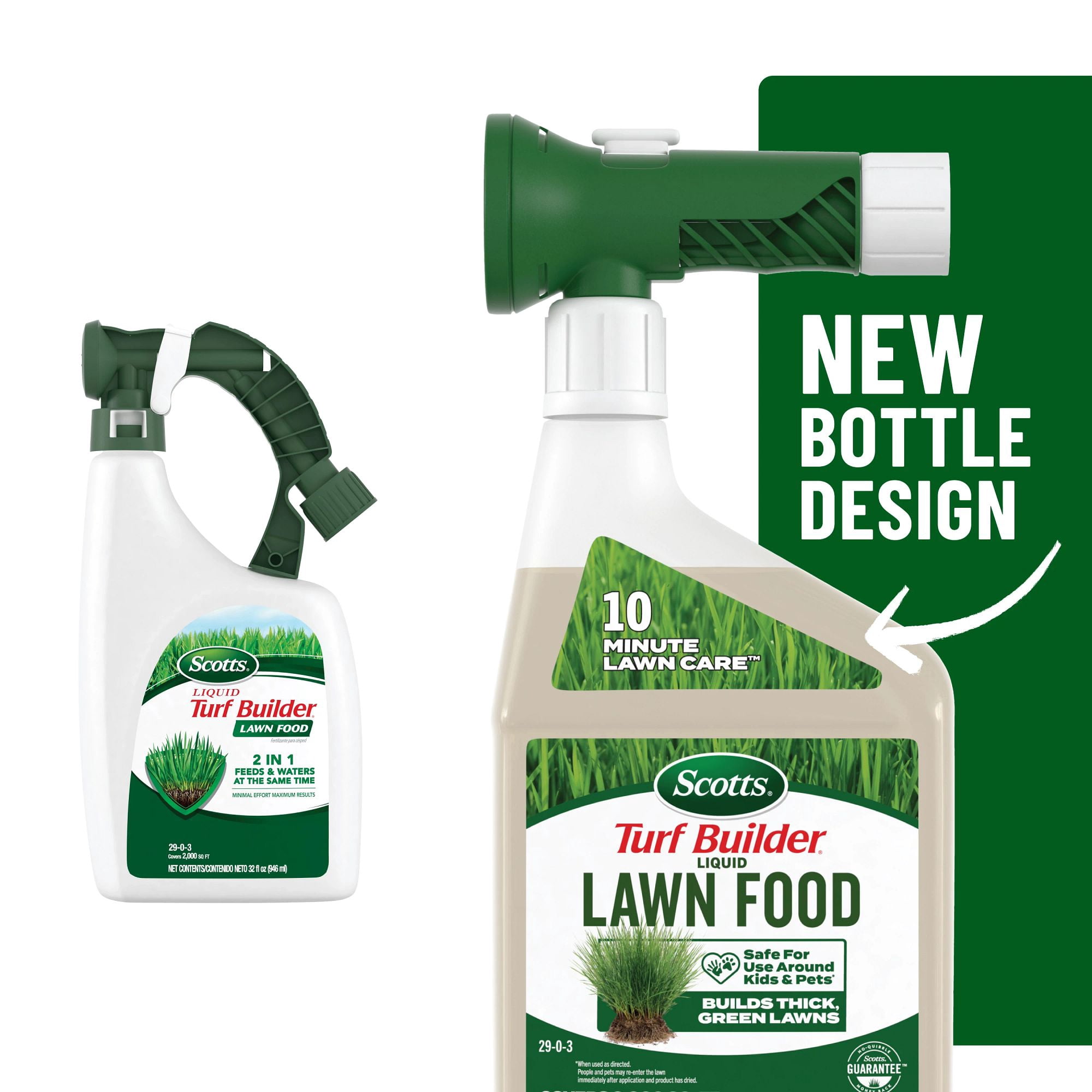Scotts Turf Builder Liquid Lawn Food, Lawn Fertilizer, For Any Grass Type, 32 fl. oz.