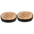 thumbnail image 4 of Masteelf 2pcs Bamboo Soap Dish Delicate Sink Draining Soap Holder for Kitchen Bathroom, 4 of 8