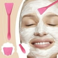thumbnail image 2 of Momihoom Mask Applicator Silicone Face Brush Face Mud Cream,Clay Mask,Modeling Mask Brushes Mud Mixing Spatula Double-end Handheld Make up Foundation Gel Cosmetic Tool, 2 of 6