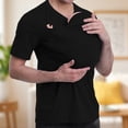 thumbnail image 5 of Jowamay Kangaroo Mens T Shirt V Neck Short Sleeve Summer Slim Fit Trendy Pockets Comfort Tee Shirt for Shopping, 5 of 5