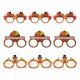 thumbnail image 1 of Pretyzoom 9 Piezas Gafas de Pavo de Acción de Gracias Gafas de Pavo de Moda Creativa Gafas de Dibujos Animados Accesorios para Fiestas de Disfraces del Día de Acción de Gracias, 1 of 3
