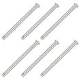 thumbnail image 1 of 6Pcs 1/4" x 3-9/16" Pasadores de clevis de un solo agujero, Pasadores de cabeza plana de acero inoxidable 304, 1 of 6