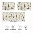 thumbnail image 2 of Yayeee Pillowcase Standard Size Set of 2 Satin Wrinkle Resistant Pillow Case, Winter Forest, 2 of 8