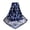 Navy, variant on YUEHUA Satin Silk Scarf Bandana Women Square Satin Hair Wrap Head Scarf Lightweight Neck Scarves Floral Design