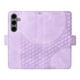 thumbnail image 4 of Funda GANGXUN para Samsung Galaxy S25 Plus con diseño acolchado elegante, cuero PU, protección total y ajuste preciso, 4 of 5