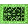 thumbnail image 1 of Ahgly Company Indoor Rectangle Oriental Green Traditional Area Rugs, 8' x 10', 1 of 4