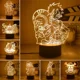 thumbnail image 1 of Monkey · D · Luffy figura 3D LED luz nocturna Roronoa Zoro lámpara de mesa Figura de Anime modelo de colección juguetes regalos de cumpleaños, 1 of 2