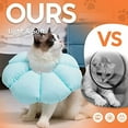 thumbnail image 3 of Avont Cat Cone Collar Soft, Adjustable Recovery E Collar Alternative for Cats Kittens Puppies, Elizabethan Neck Cone of Shame to Prevent Licking Biting After Surgery Protect Wounds -Blue(S), 3 of 7