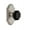 Satin Nickel, variant on Grandeur 850768 Arc Solid Brass Rose Privacy Door Knob Set - Nickel