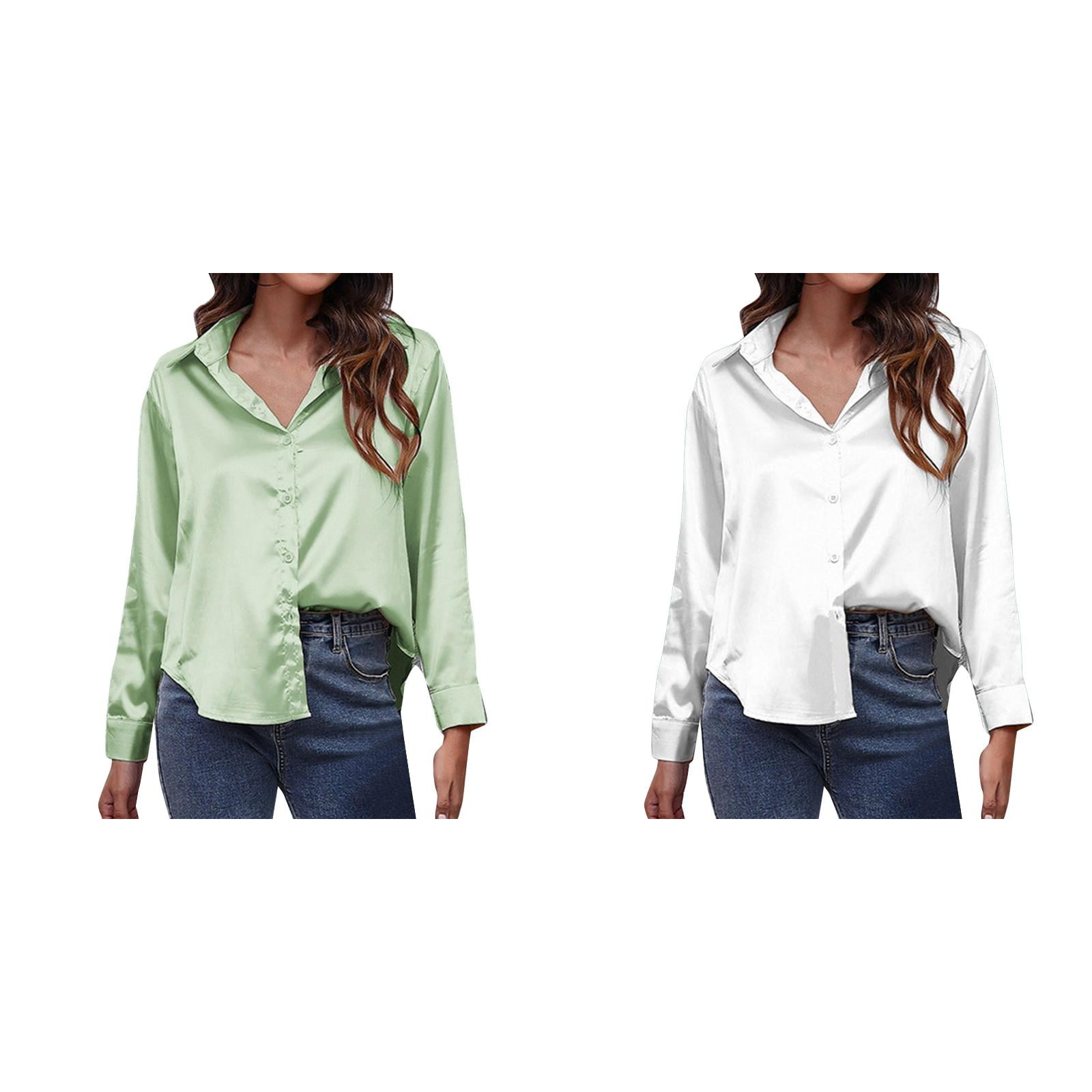 2PCS Cute Summer Outfits for Women Dress Blouses for Women Long