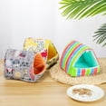 thumbnail image 4 of Cute Cartoon Rabbit Squirrel Mini Cage Guinea Pig Nest Small Animal Mice Rat Pet Sleeping Bed Hamster House Winter Warm Soft Mat, 4 of 5