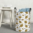thumbnail image 5 of Goofa Hohey Bee Golden2 Printed Circular Hamper,Laundry Basket with Handles,Storage Baskets Foldable,Large Capacity Laundry Hamper-Medium, 5 of 8