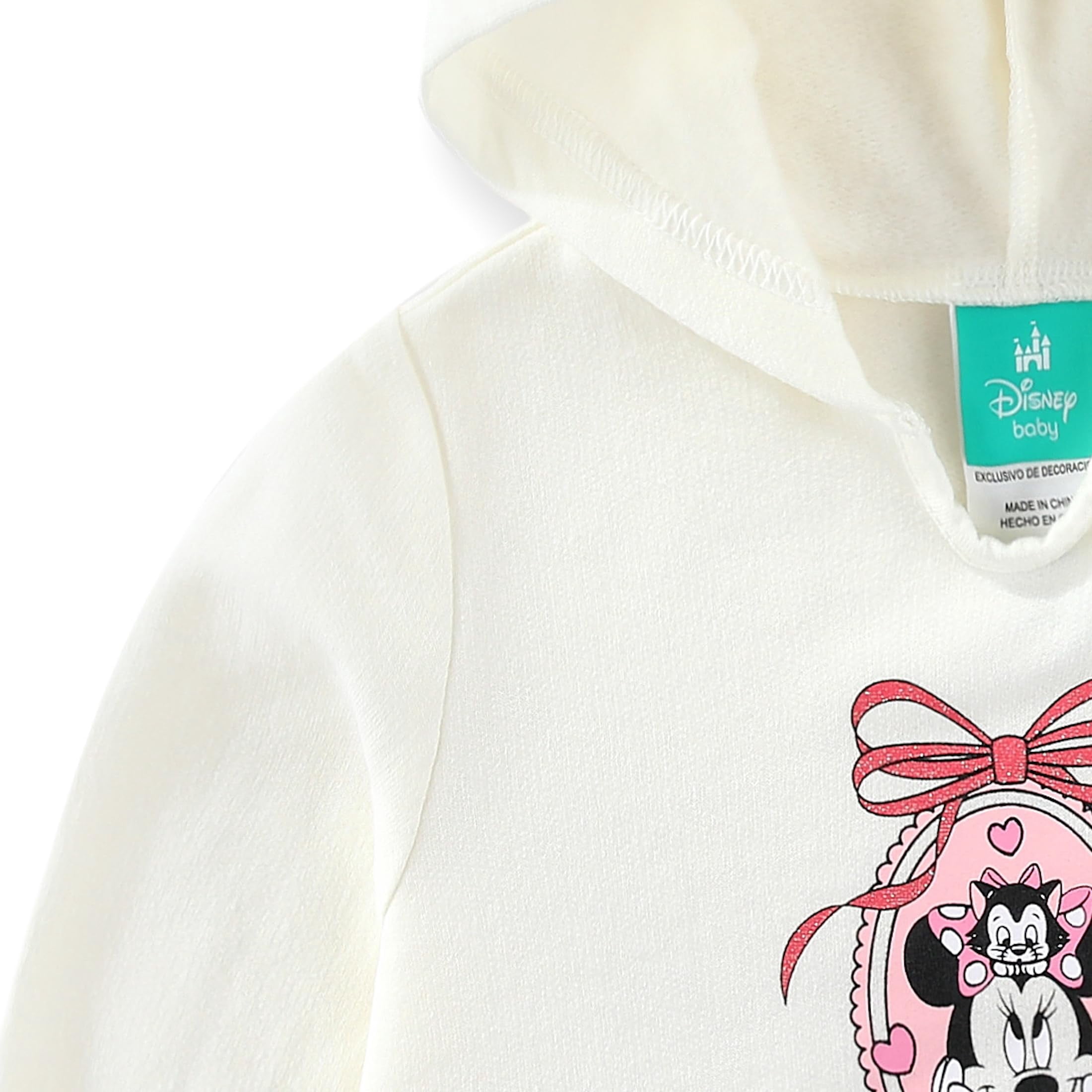 Disney Minnie Mouse Hoodie with Ears and Pants Set (Baby Girls), 2 Piece Set, Sizes 3M-24M