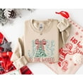 thumbnail image 4 of Joy to the World Christmas Tree Bow Sweatshirt, 4 of 7