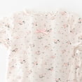 thumbnail image 4 of NIEWTR Baby Girls Boys Summer Set Short Sleeve Pullover + Stretchy Shorts Breathable Pajamas for 0-3 6 9 12 18 24 Months Soft Sleepwear(A-Pink,18-24 Months), 4 of 4