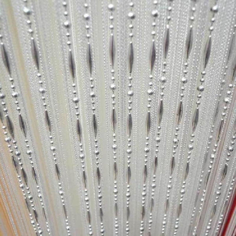 UK Crystal Beaded String Divider Panel Tassel For Door Window Curtains Rooms Lot 