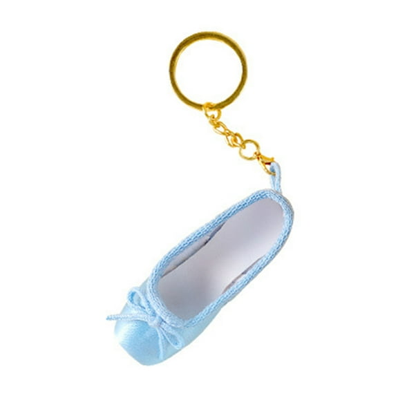 Fogun Ballet Shoes Keychain Pointe Shoes Keyrings Handmade Pointe Shoe Charm Bag Penddant for Dance Lovers