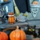 thumbnail image 2 of Xihbxyly Estatuas de Animales de Halloween, Diseño de Zorro, Tortuga y Búho, Adorno de Calabaza Único, Decoración para Interiores y Exteriores, Decoración para Fiestas de Halloween, Regalo Ideal, Tam, 2 of 7