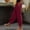 *Wine, variant on ClodeEU Women's Summer Linen Blend Elastic Waist Pants,Casual Loose Long Pants with Pockets Navy,Womens Plus XL
