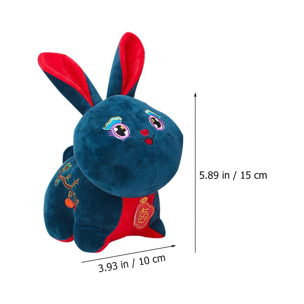 LEORX 5pcs Stuffed Bunny Decoration Soft Plush Rabbit Toys for Car Hanging