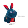 thumbnail image 2 of FELTECHELECTR 5 piezas de muñeco de conejo de Año Nuevo chino, adorable muñeco de peluche de conejo, mascota de juguete, 2 of 6