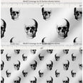 thumbnail image 2 of Soimoi Cotton Voile Fabric Horror Skull Halloween Printed Craft Fabric by The Yard 42 Inch Wide, 2 of 7
